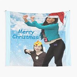 Miranda Cosgrove Christmas Card Tapestry