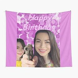Miranda Cosgrove wishes Happy Birthday Tapestry