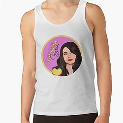 Miranda Cosgrove Art Cover Drawing Tank Top