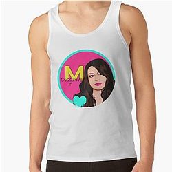Miranda Cosgrove Art Cover Drawing Tank Top