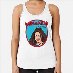 Miranda Cosgrove Art Racerback Tank Top