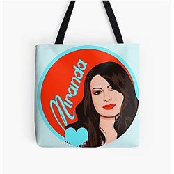 Miranda Cosgrove Art Cover Drawing Sticker Tote Bag