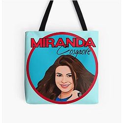 Miranda Cosgrove Art Cover Sticker Tote Bag