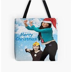 Miranda Cosgrove Christmas Card Tote Bag