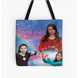 Don't Feel alone Miranda Cosgrove iCarly All Over Print Tote Bag