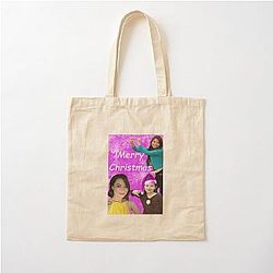 Miranda Cosgrove wishes Merry Christmas Cotton Tote Bag