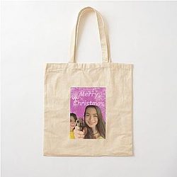 Miranda Cosgrove Merry Christmas Cotton Tote Bag