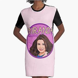 Miranda Cosgrove Art Dress Graphic Shirt Sticker T-Shirt