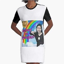Miranda Cosgrove Graphic T-Shirt Dress