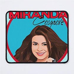 Miranda Cosgrove Art Cover Sticker Mouse Pad