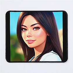 Miranda Cosgrove Close Up AI Art Mouse Pad