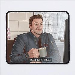 Dispatcher Eddie Diaz as Miranda Cosgrove Meme Mouse Pad