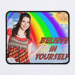 Miranda Cosgrove Believe in yourself Color Mouse Pad