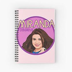 Miranda Cosgrove Art Cover Sticker Spiral Notebook