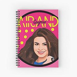 Miranda Cosgrove Art Cover Drawing Spiral Notebook