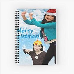 Miranda Cosgrove Christmas Spiral Notebook