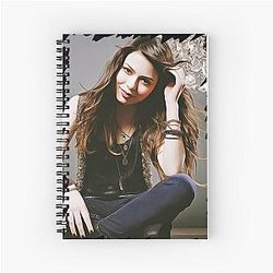 Miranda Cosgrove Oil Paint Spiral Notebook