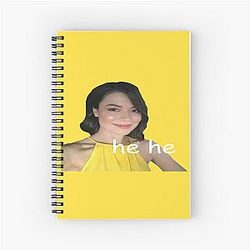 Miranda Cosgrove Spiral Notebook