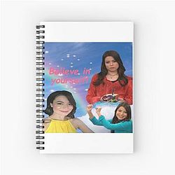 Believe in yourself Miranda Cosgrove iCarly Spiral Notebook