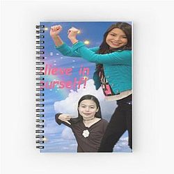 Believe in Yourself Miranda Cosgrove iCarly Spiral Notebook