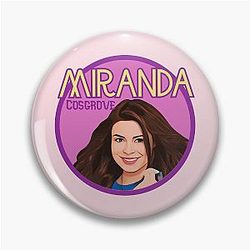 Miranda Cosgrove Art Drawing Pin