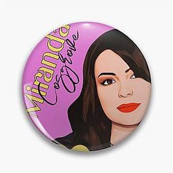 Miranda Cosgrove Art Pin Sticker Drawing