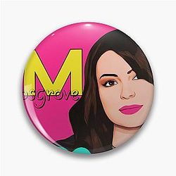 Miranda Cosgrove Art Sticker Pin