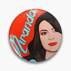 Miranda Cosgrove Art Sticker Pin