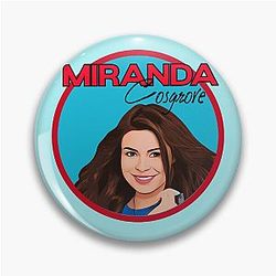 Miranda Cosgrove Art Sticker Pin