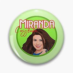 Miranda Cosgrove Art Drawing Sticker Pin