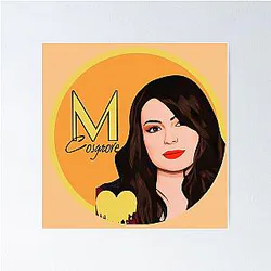 Miranda Cosgrove Art Drawing Poster
