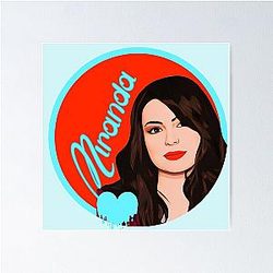 Miranda Cosgrove Art Drawing Poster