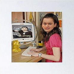Be strong. Gibby Miranda Cosgrove iCarly Poster