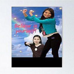 Miranda Cosgrove iCarly Believe in Yourself Poster