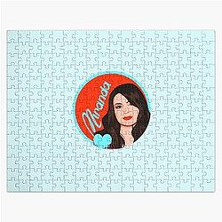 Miranda Cosgrove Art Sticker Jigsaw Puzzle
