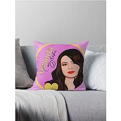 Miranda Cosgrove Art Throw Pillow