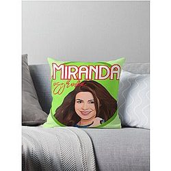 Miranda Cosgrove Art Drawing Throw Pillow