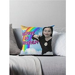 Miranda Cosgrove Nickelodeon Throw Pillow