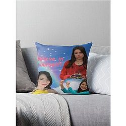Believe in yourself Miranda Cosgrove iCarly Throw Pillow