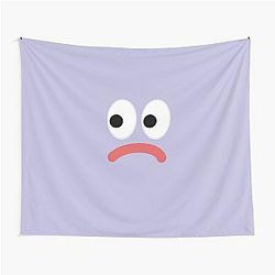 Sad Miranda Sings Overdrawn Red Lips Side Eye Meme Tapestry