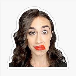 Half Colleen Ballinger, Miranda Sings Sticker