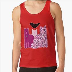 Miranda Sings Cat Graphic Retro Tank Top