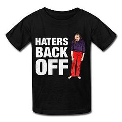 Youth Boys Miranda Sings Haters Back Off T-Shirt - Black