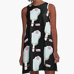 Miranda Sings Vintage Graphic A-Line Dress