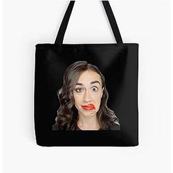 Half Colleen Ballinger All Over Print Tote Bag