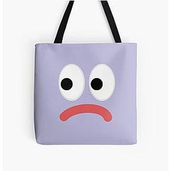Sad Miranda Sings Overdrawn Red Lip Side Eye Meme All Over Print Tote Bag