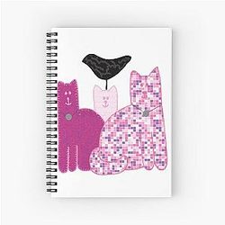 Miranda Sings Merch Favorite Cats Spiral Notebook
