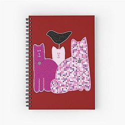 Miranda Sings Cat Classic Unisex Graphic Retro Spiral Notebook