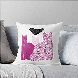 Miranda Sings Merch Favorite Cats Throw Pillow