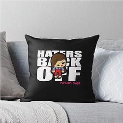 Miranda Sings Merch Haters Back Off Throw Pillow